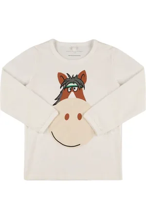 Stella McCartney Bedrucktes T-shirt Aus Baumwolljersey