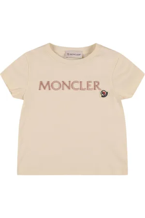 Moncler T-shirt Aus Baumwolle Mit Logostickerei