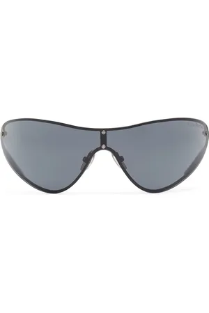Acne Studios Maskensonnenbrille Aus Metall „antus“