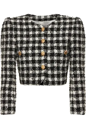 Alessandra Rich Kurze Jacke Aus Wollmischung