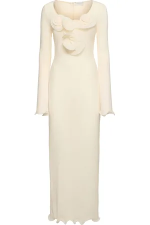 MAGDA BUTRYM Langes Kleid Mit Rosendetail