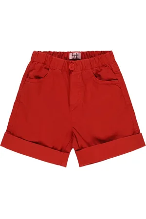Il gufo Shorts Aus Baumwollgabardine