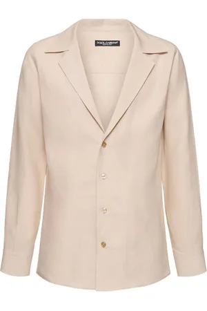Dolce & Gabbana Langärmeliges Shirt Aus Leinen