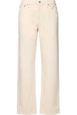 RE/DONE Hohe, Gerade Jeans „the Standard“