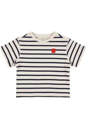 Liewood T-shirt Aus Baumwollmischjersey Mit Streifen