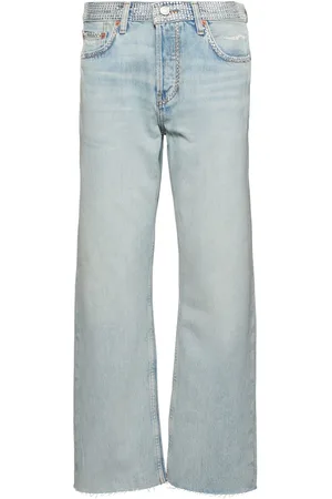 RE/DONE Gerade Geschnittene Jeans Mit Verzierung