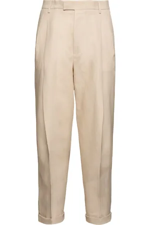 Dolce & Gabbana Hose Aus Leinenmischung Mit Doppelfalte