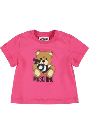 Moschino Bedrucktes T-shirt Aus Baumwolljersey