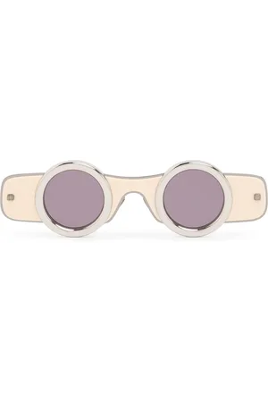KUBORAUM Runde Sonnebrille Aus Acetat Und Metall „j50“