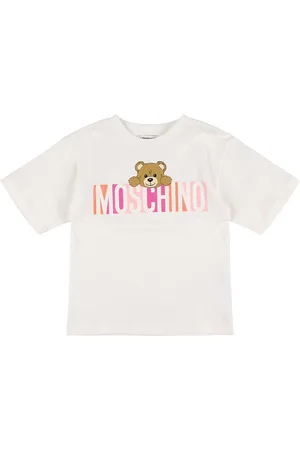 Moschino Bedrucktes T-shirt Aus Baumwolljersey