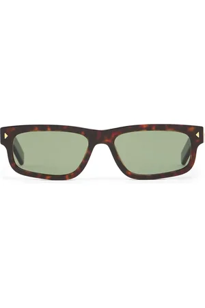 Prada Eckige Sonnenbrille Aus Acetat