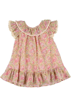 Louise Misha Bedrucktes Kleid Aus Baumwollflor