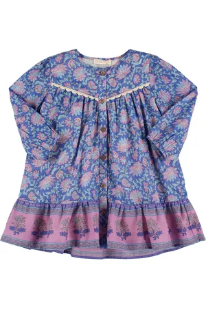 Louise Misha Bedrucktes Kleid Aus Baumwollflor