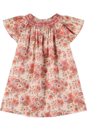 BONPOINT Bedrucktes Baumwollkleid