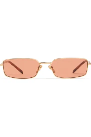Prada Eckige Sonnenbrille Aus Metall