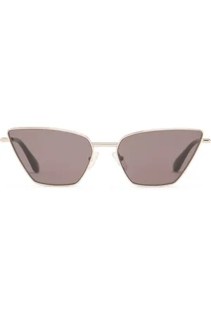 Alexander McQueen Metallsonnenbrille „am0501s“