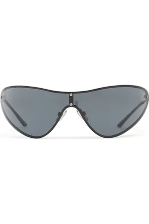 Acne Studios Maskensonnenbrille Aus Metall „antus“