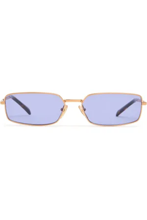 Prada Eckige Sonnenbrille Aus Metall