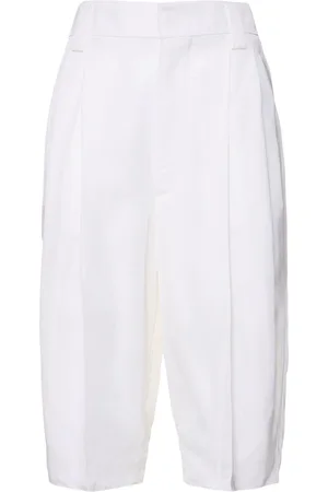 Carven Viscose Twill Bermuda Shorts