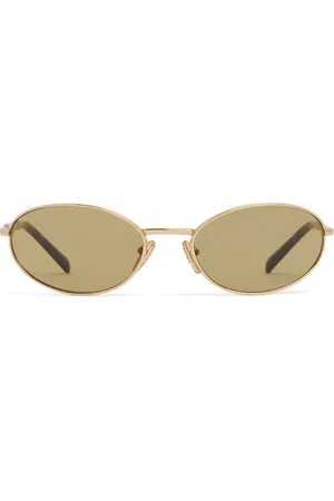 Prada Runde, Metallische Sonnenbrille