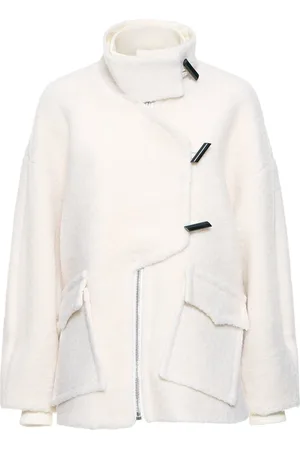 Ganni Jacke Aus Wollmischbouclé