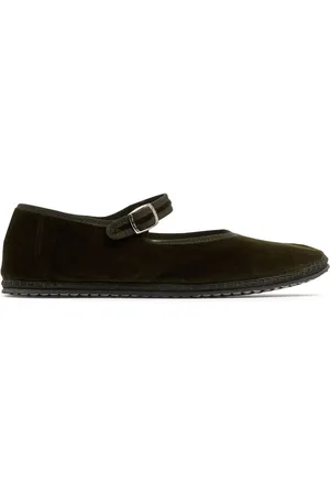 VIBI VENEZIA 10mm Hohe Mary Jane-loafer Aus Samt „bottiglia“