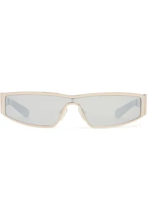 Alexander McQueen Metallsonnenbrille „am0491s“