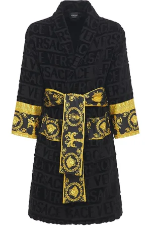 VERSACE Bademantel Aus Baumwolle "barocco & Robe"