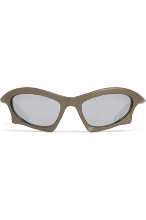 Balenciaga Rechteckige Nylon Sonnenbrille „0229s Bat“