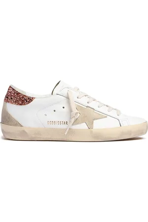 Golden Goose 20mm Hohe Ledersneakers "super-star"