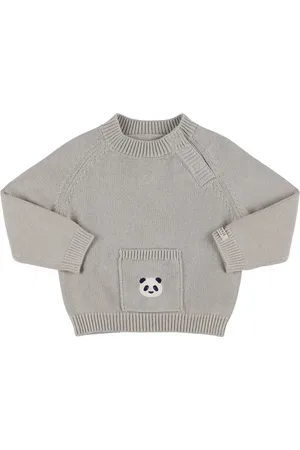 Donsje Strickpullover Aus Baumwolle „panda“
