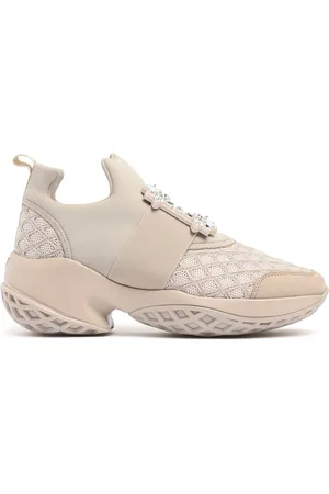 Roger Vivier Sneakers Aus Baumwolle Und Mesh „viv Run“
