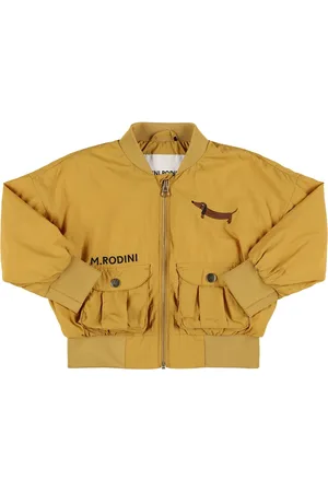 Mini Rodini Bomberjacke Aus Nylon Mit Stickerei