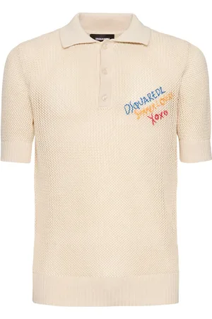 Dsquared2 Gestricktes Poloshirt Mit Logo