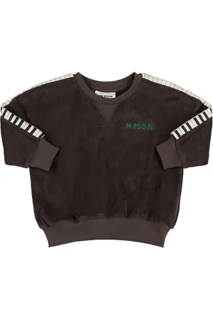 Mini Rodini Besticktes Sweatshirt Aus Baumwollterry