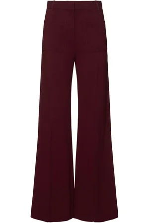 Victoria Beckham Hose Aus Viskosemischung Mit Weitem Bein „alina“