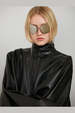 Balenciaga Ovale Sonnenbrille Aus Metall „mirage“