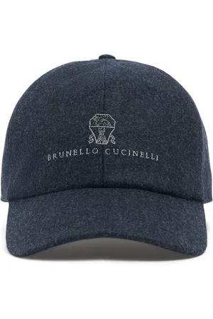 Brunello Cucinelli Kappe Aus Wollflanell Mit Logo