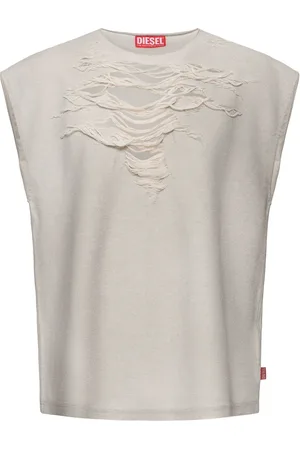 Diesel Tanktop Aus Baumwollmischgewebe „s-rub Sl“