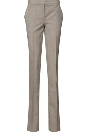 Stella McCartney Gestreifte, Gerade Hose Aus Wolle