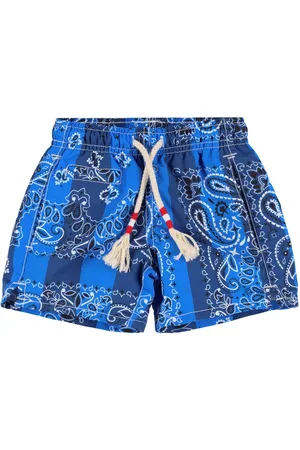 MC2 SAINT BARTH Badehose Aus Nylon Mit Bandanadruck