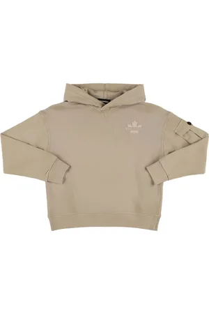 Dsquared2 Sweatshirt Aus Baumwolle Mit Kapuze Und Druck