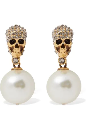 Alexander McQueen Ohrringe Aus Messing „skull“