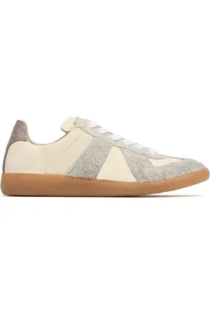 Maison Margiela 20mm Hohe Sneakers Aus Leder & Wildleder „replica“