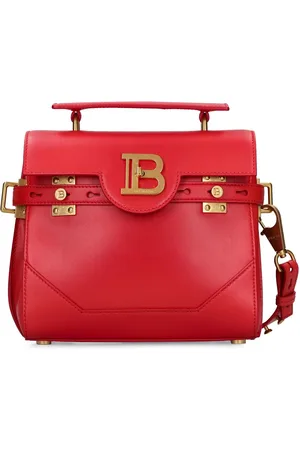 Balmain Schultertasche Aus Leder "bbuzz 23"