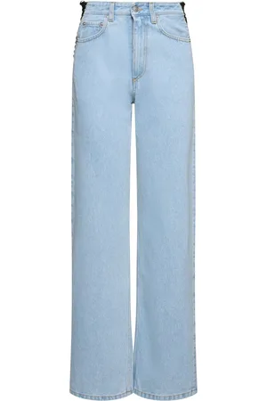 MUGLER Gerade Jeans Mit Schnürdetail
