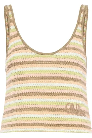 Chloé Knitted Cotton Tank Top