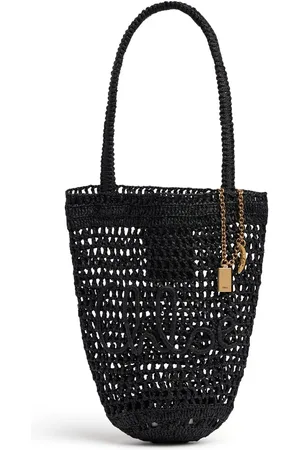 Chloé Summer Banana Panier Raffia Bag