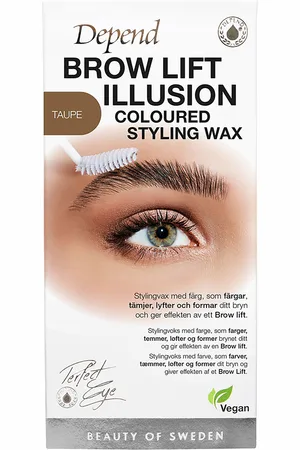 Depend Perfect Eye Brow Illusion Coloured Styling Wax Taupe