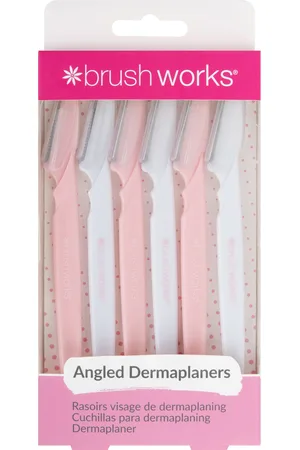 Brushworks Angled Dermaplaners (Pack of 6)